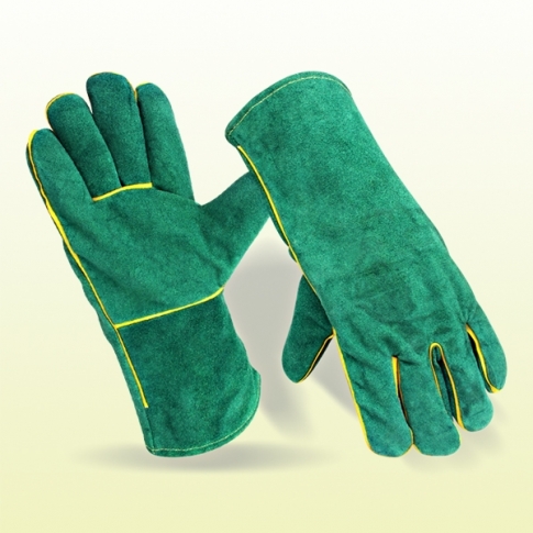 Geen-welding-gloves Green welding gloves
